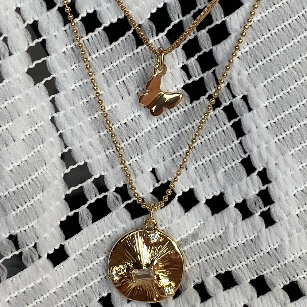 NWT MICAH 3 IN 1 NECKLACE SET VERSATILE LAYERED SPECIAL VALENTINE SPECIAL - Picture 10 of 11